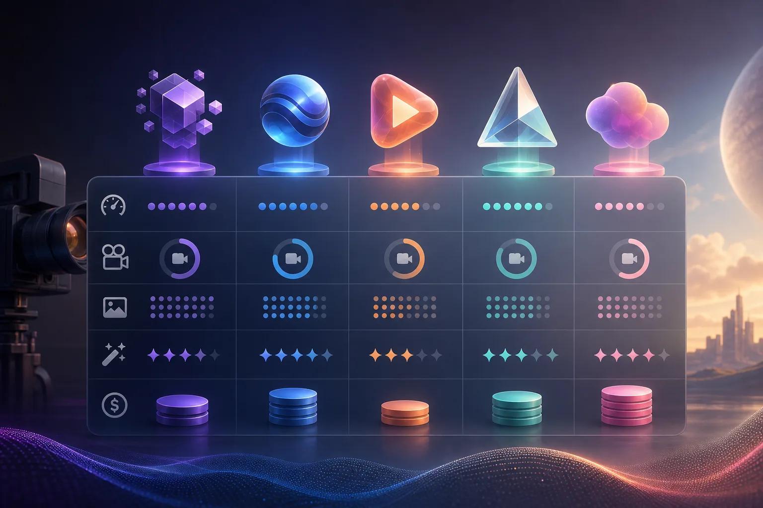 Comparison of AI Video Synthesis Tools for 2026