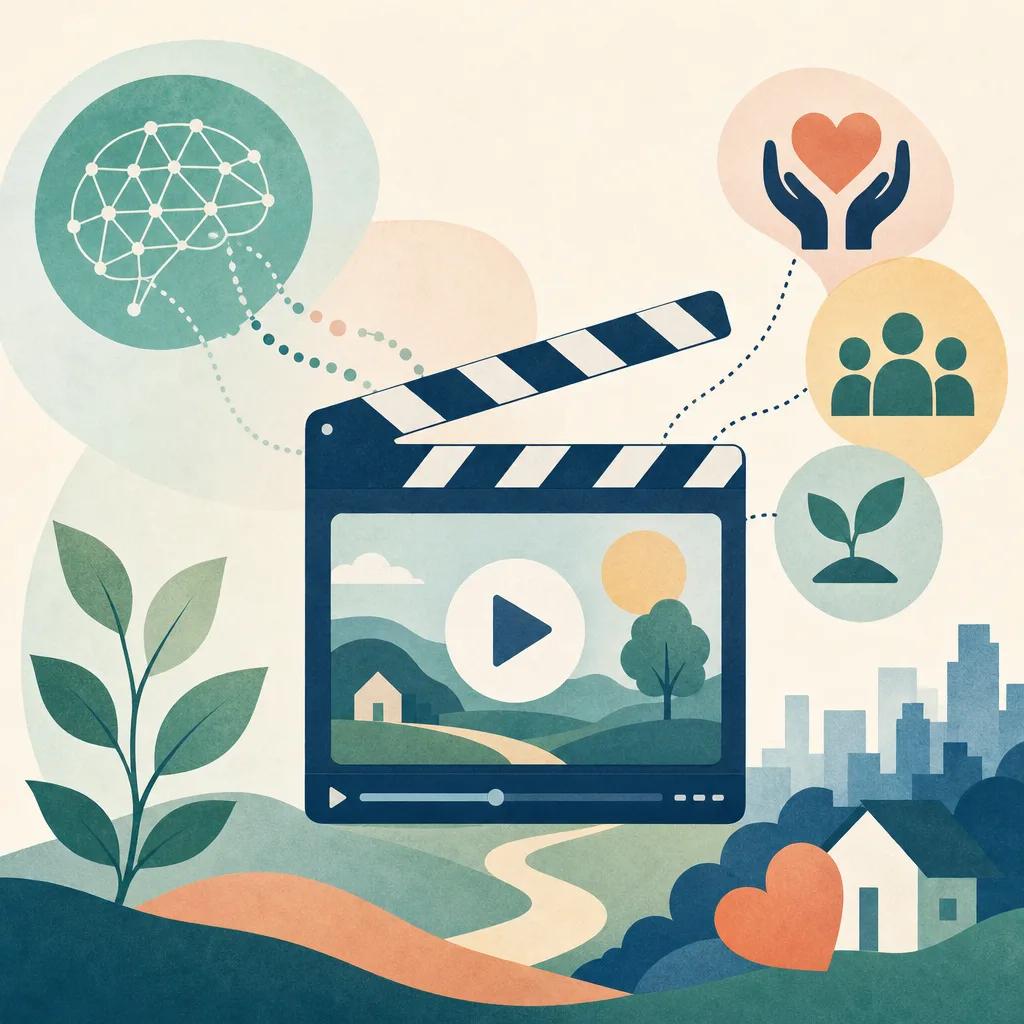 Illustration related to ai video creation for non-profits