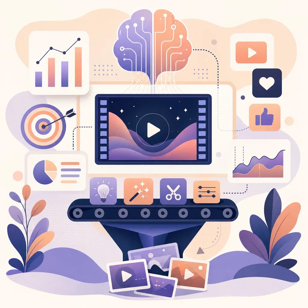 Illustration related to ai video strategies for influencer marketing