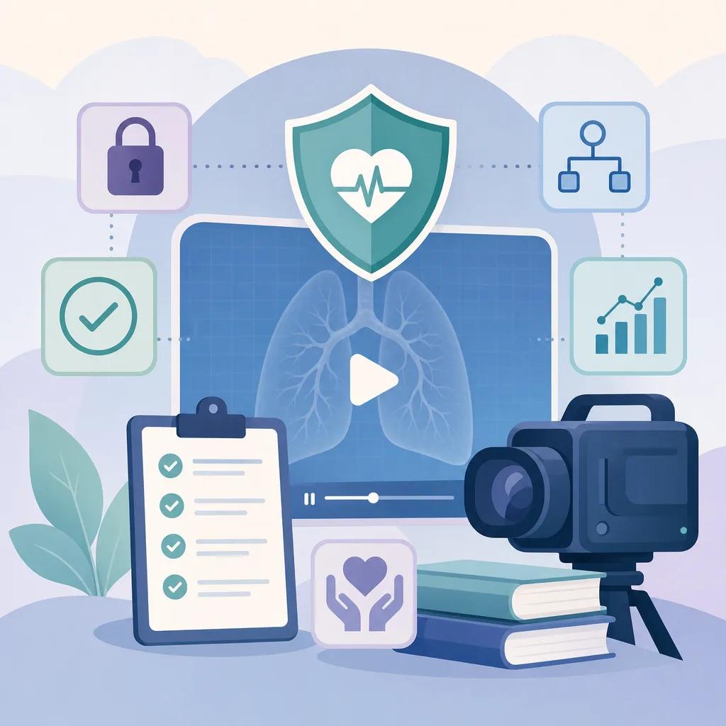Illustration related to best practices for ai video in healthcare