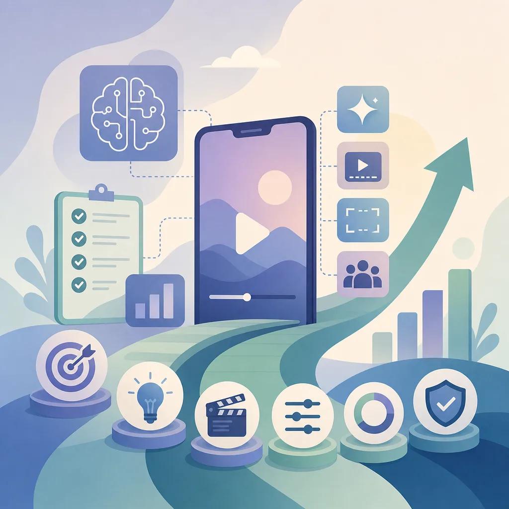 Illustration related to best practices ai video shorts 2026