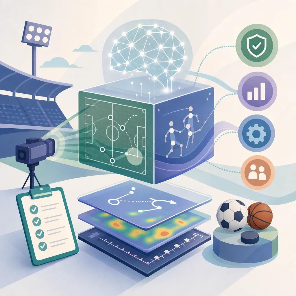 Illustration related to best practices for ai video in sports