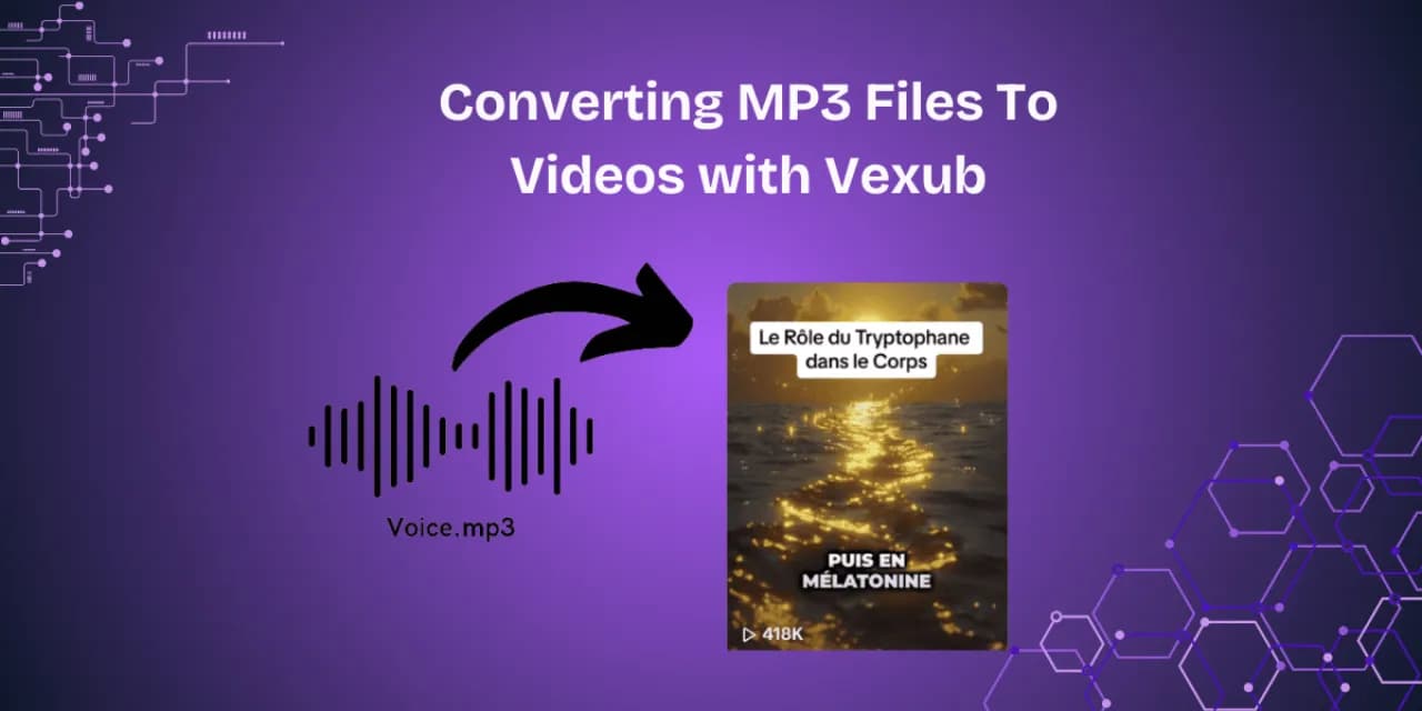 Converting MP3 Files To Videos with Vexub