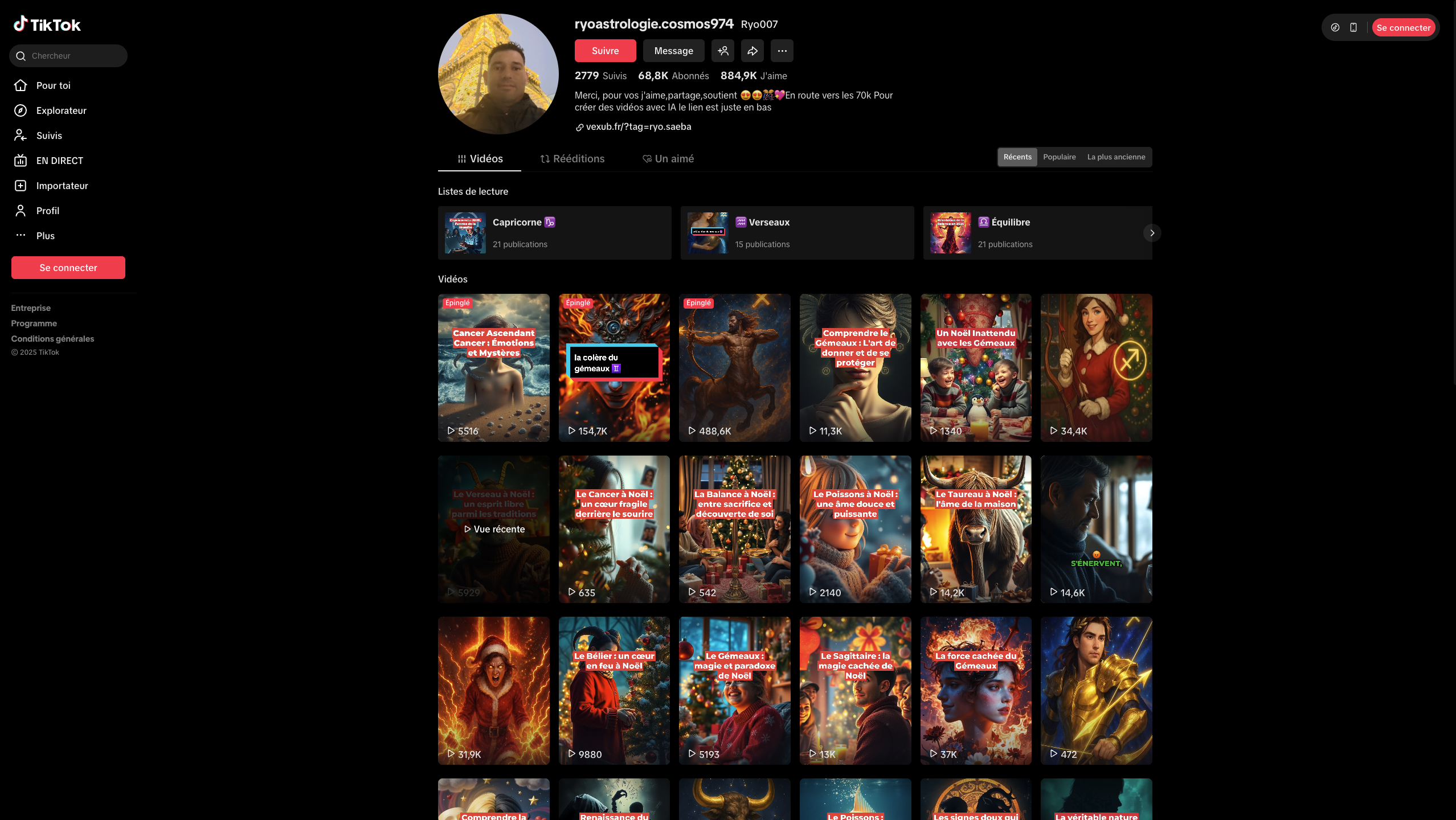 Create a TikTok Astro Account That Works Like Ryoastrologie
