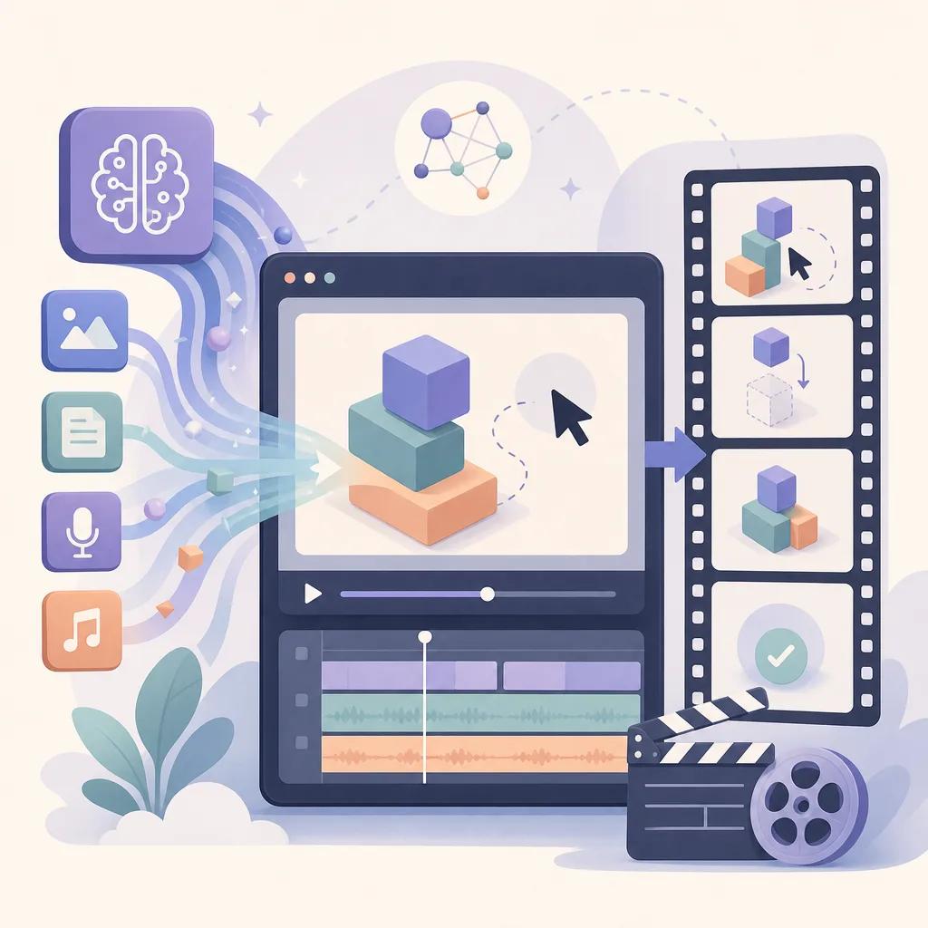 Illustration related to create tutorial videos with ai