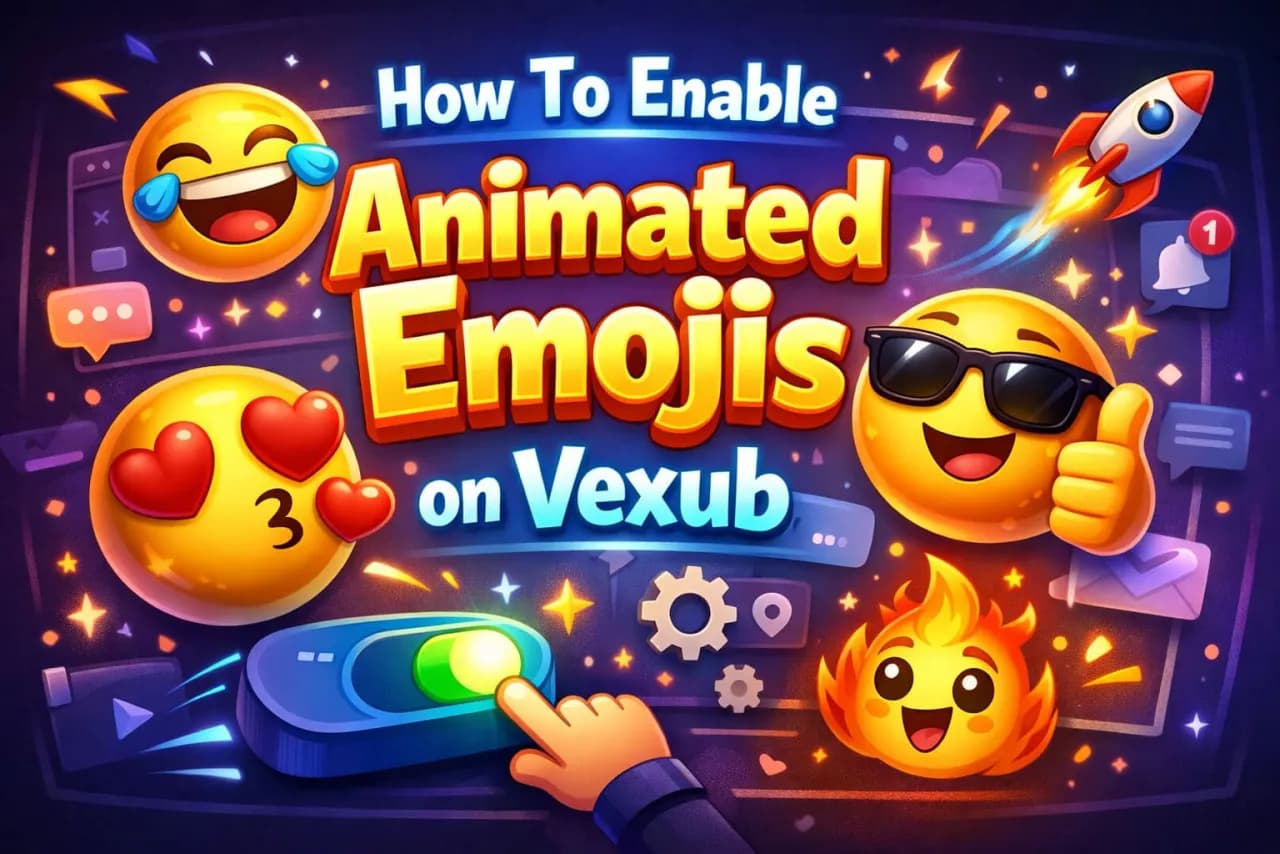 How To Enable Animated Emojis on Vexub