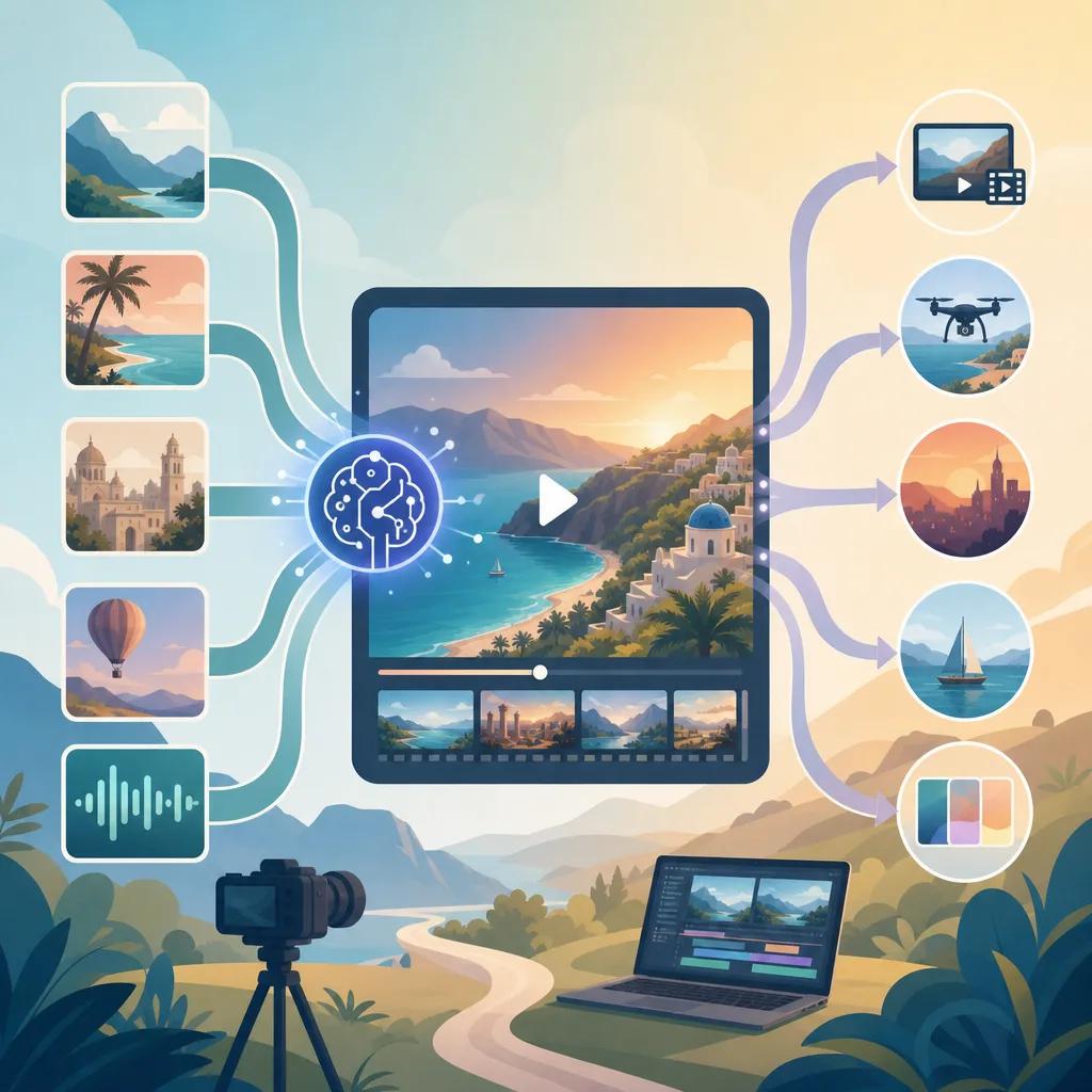 Illustration related to how to leverage ai in tourism videos