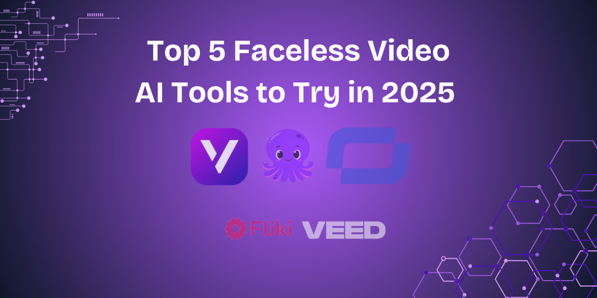 Top 5 Faceless Video AI Tools to Try in 2026