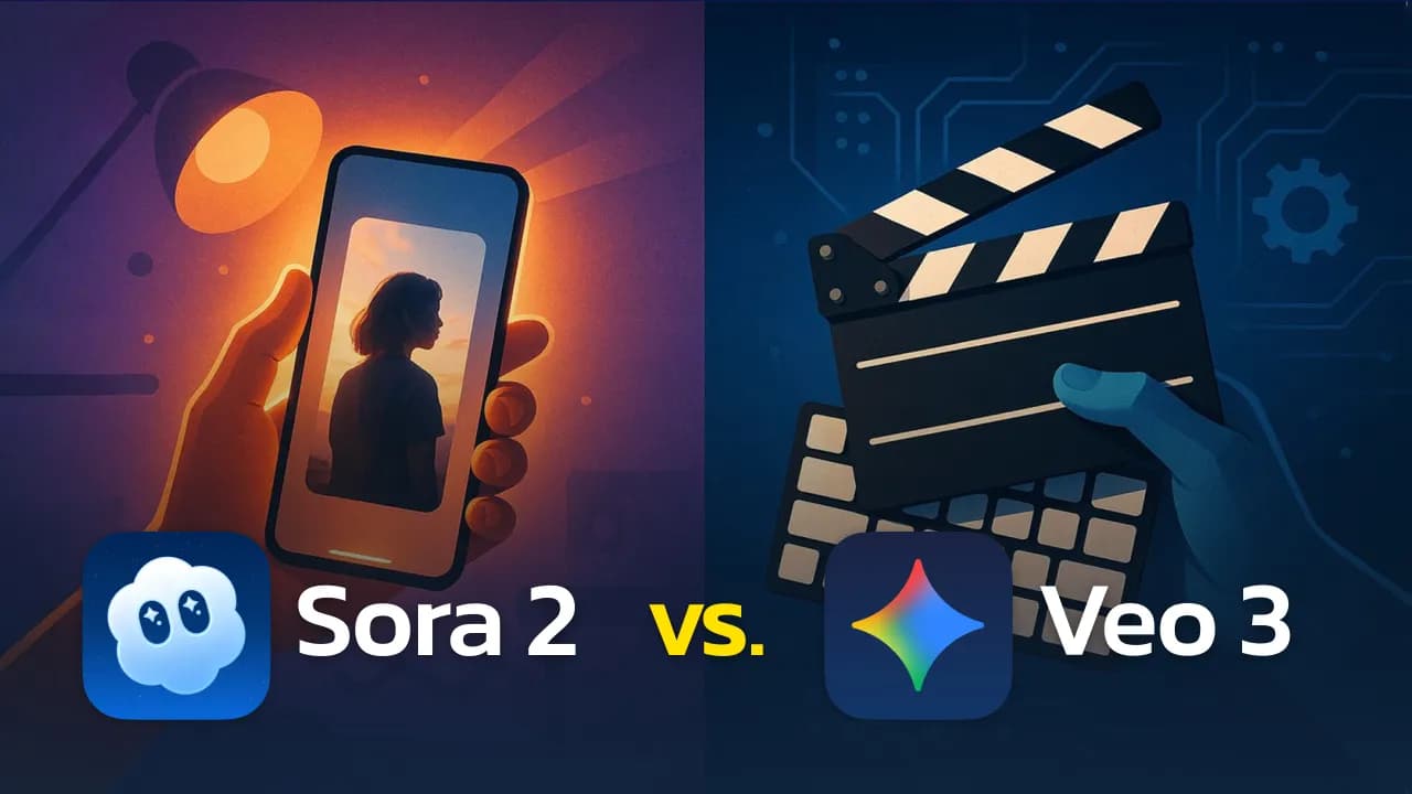 VEO3 vs Sora 2 A cinematic AI video comparison inside Vexub