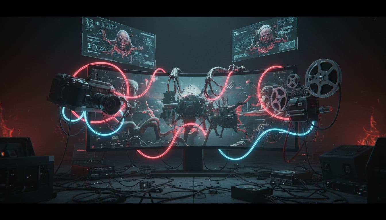 Project setup phase for AI-powered horror film creation process.