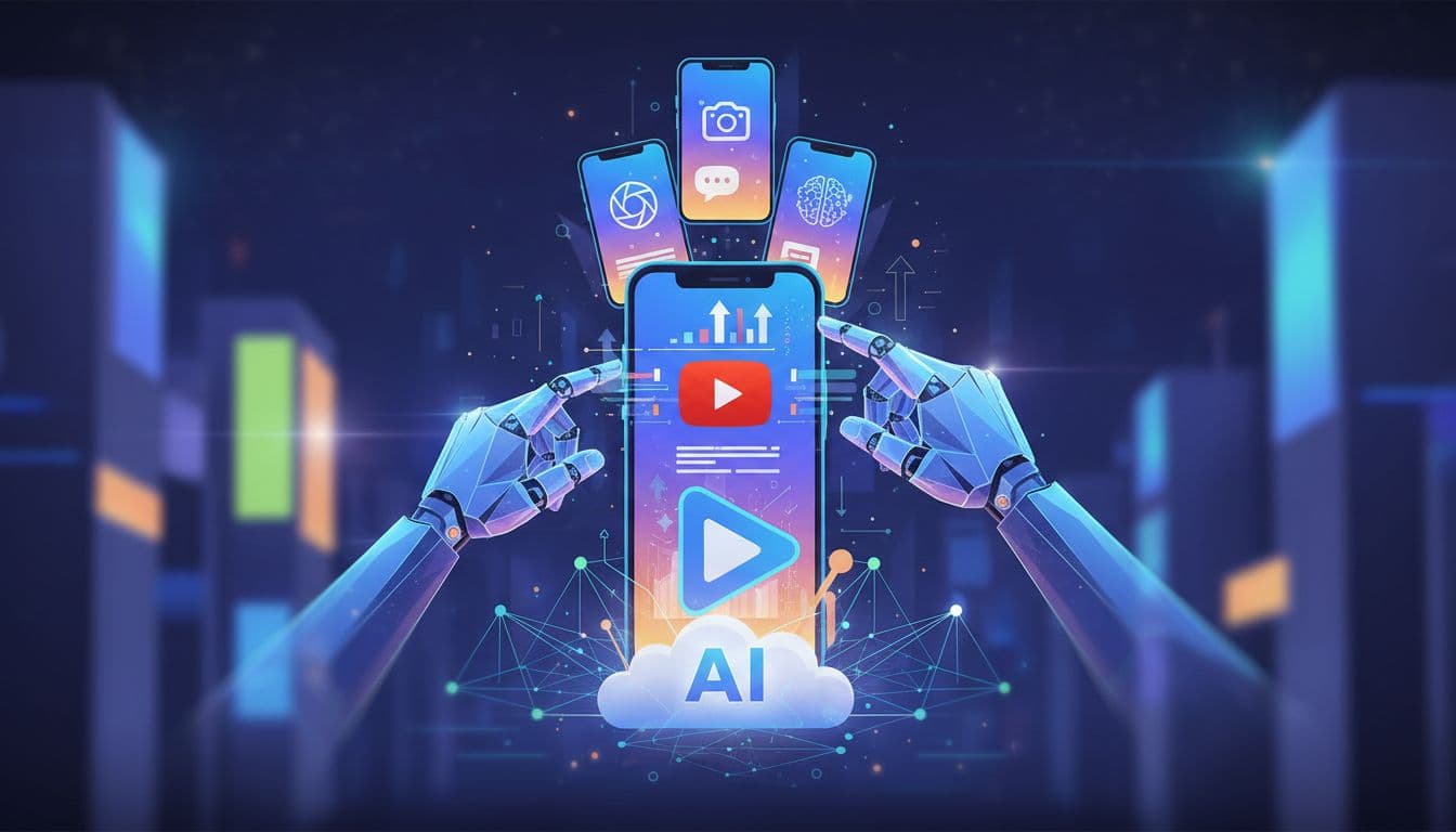 Stylish faceless YouTube channel design showcasing modern aesthetics