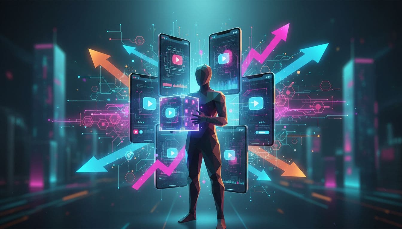 Unique visual elements for faceless YouTube branding and identity