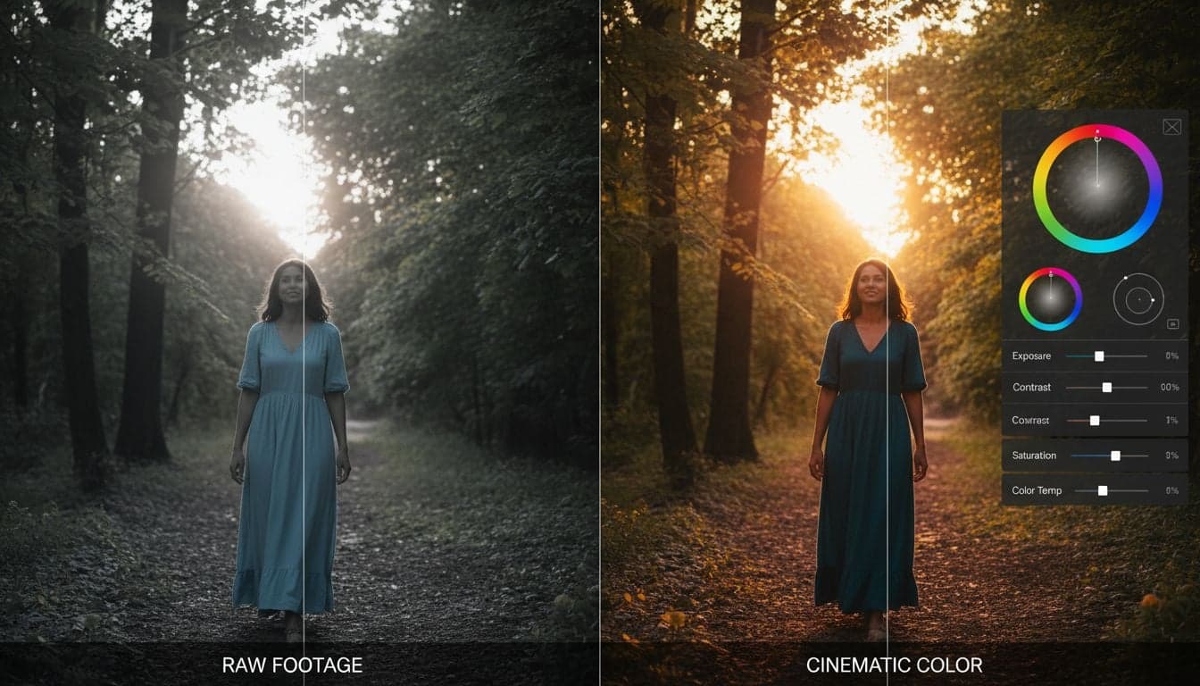 Color Grading for AI Videos: Make Them Look Pro