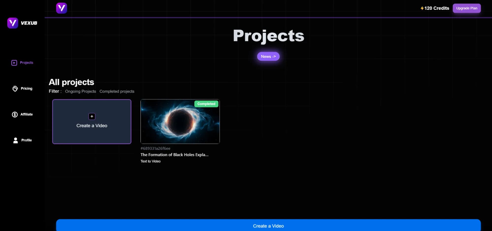 Step-by-step visual guide for generating videos from MP3 files