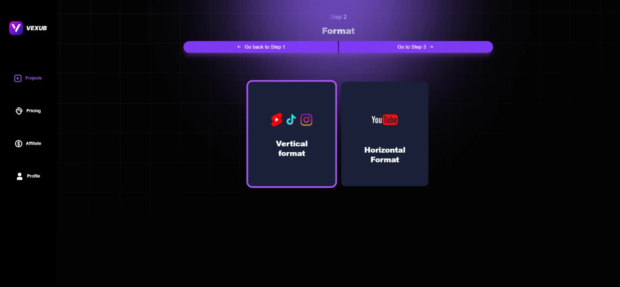 Final stages of converting MP3 files to video with Vexub