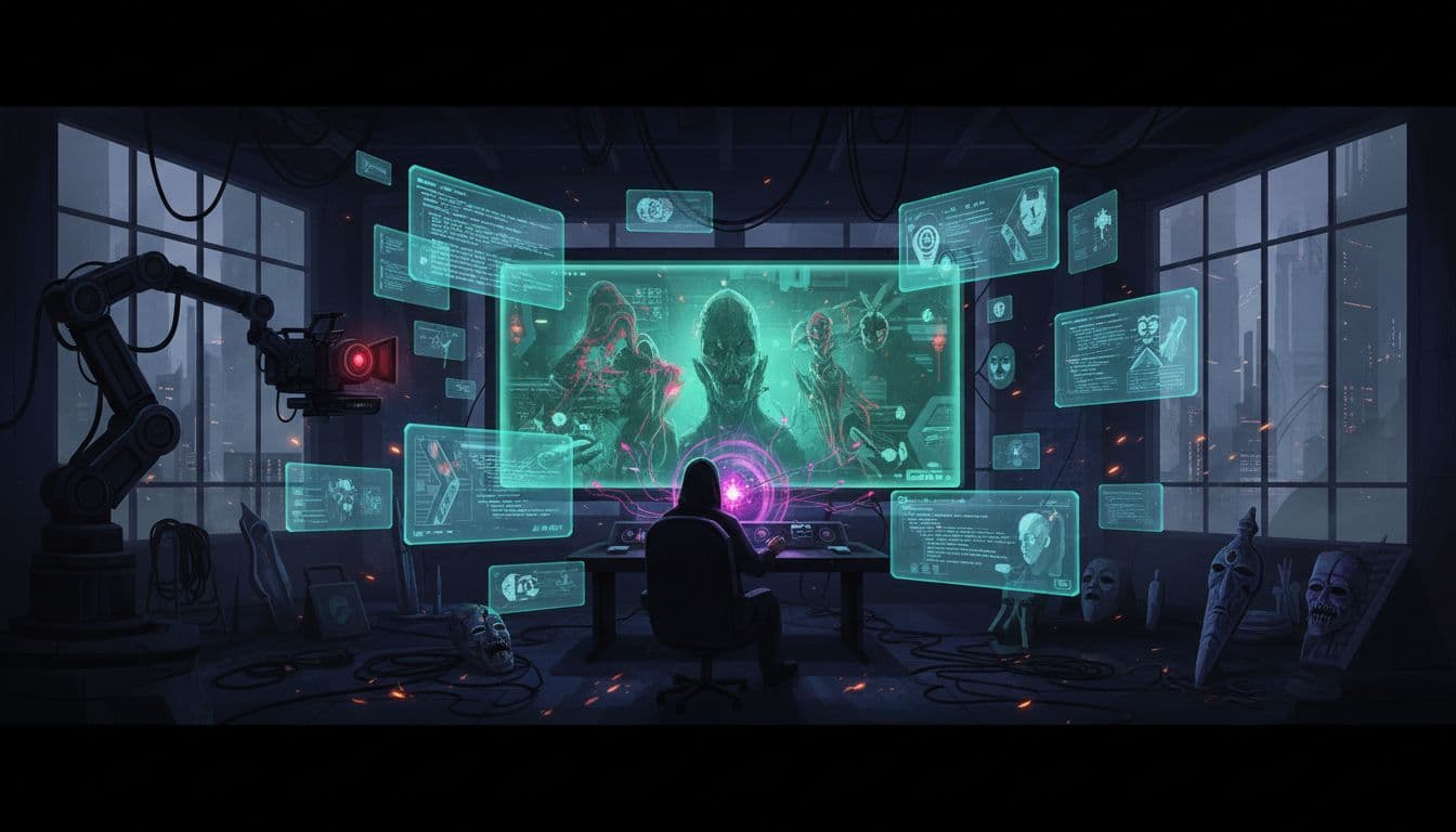 Developing a compelling story for AI-created horror short films