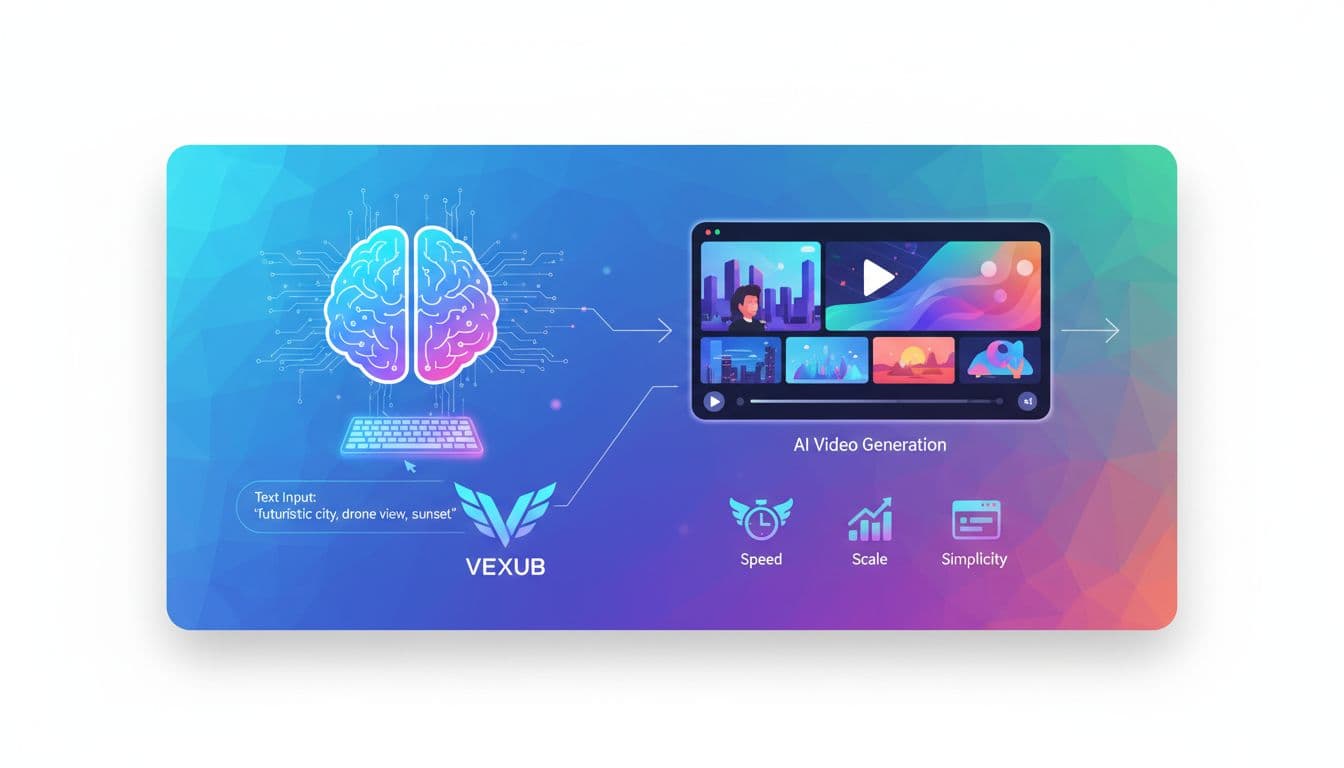 Detailed instructions for generating videos from text with Vexub.