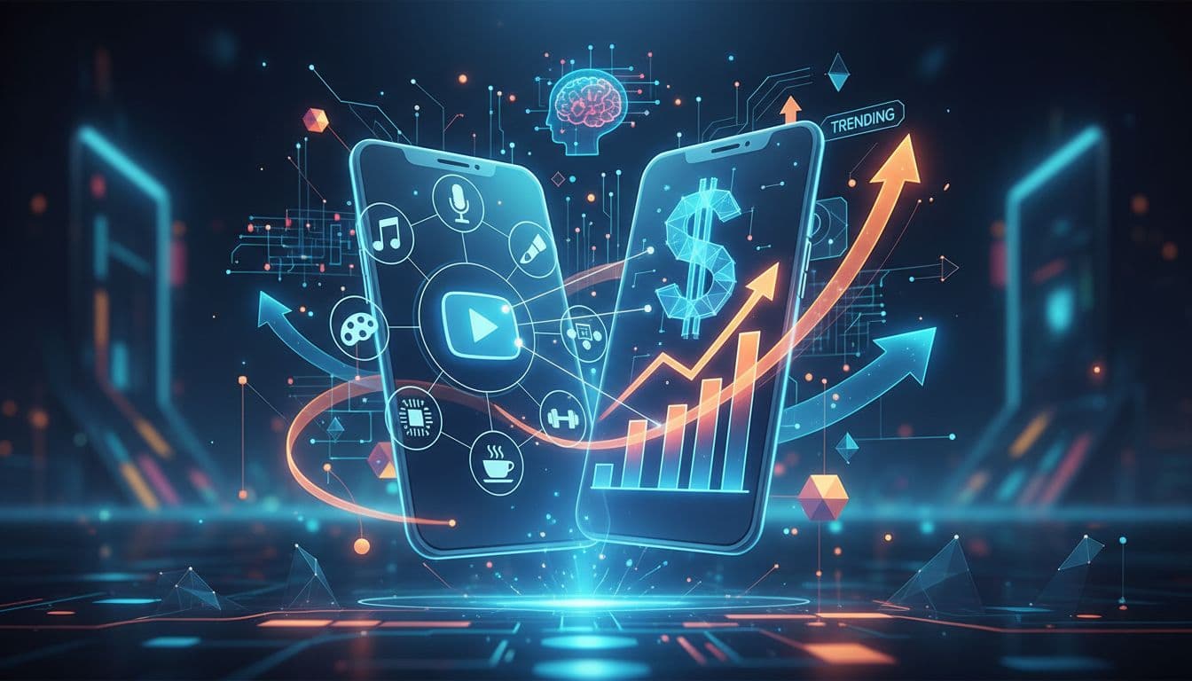 Demonstration of audio narration in a faceless video format.