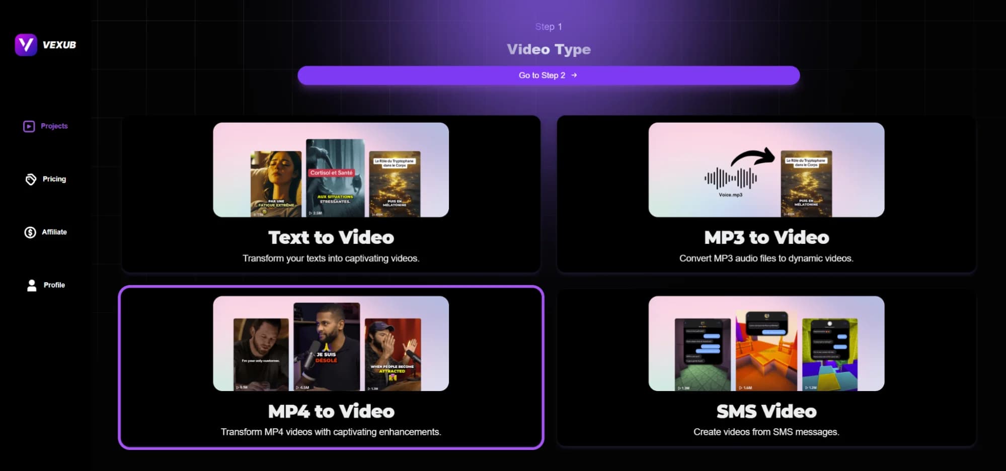 Tutorial graphic on leveling up MP4 video features.