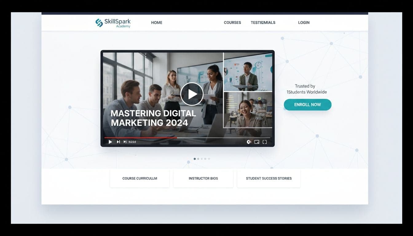 Sell Online Courses with AI Video Promos