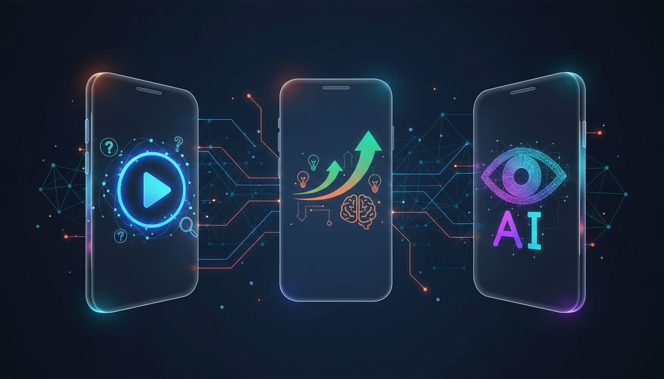 Diagram illustrating human curiosity driving YouTube growth model