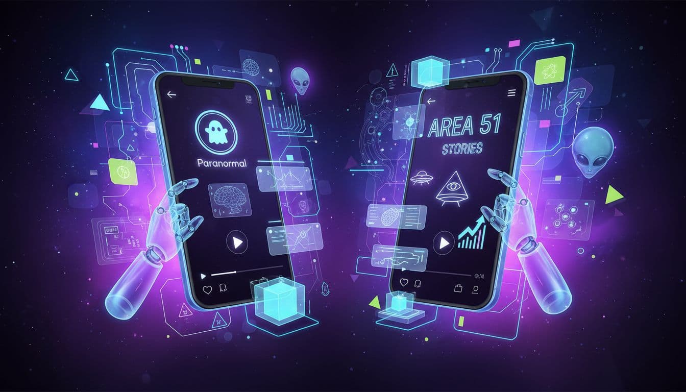 Engaging paranormal imagery illustrating Area 51 storytelling potential.