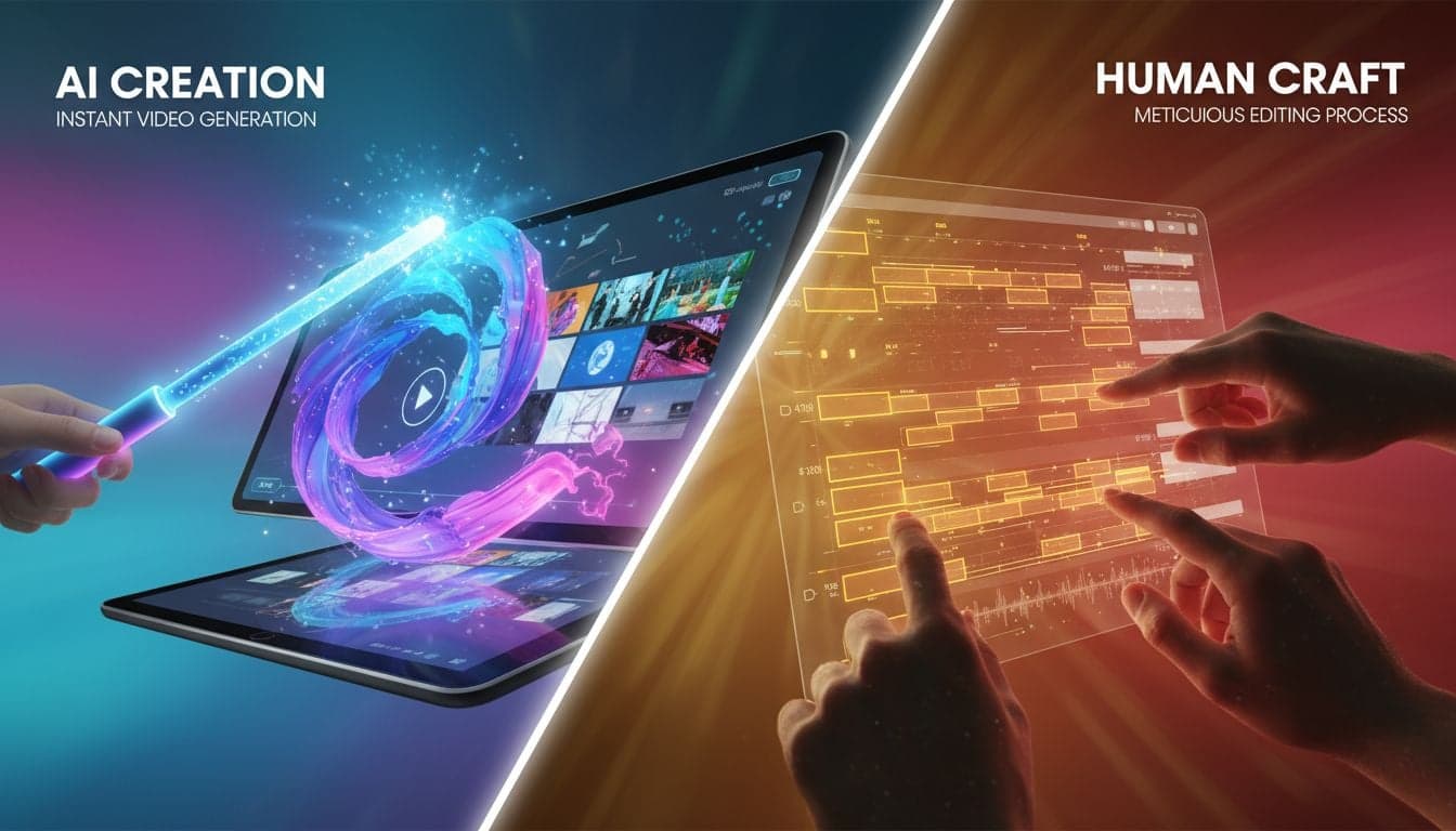 Vexub vs CapCut: AI Generation vs Manual Editing