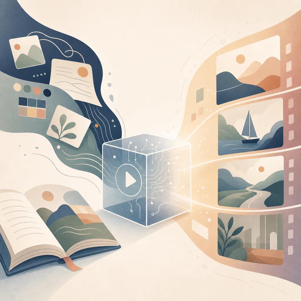 Illustration related to ai video for brand storytelling