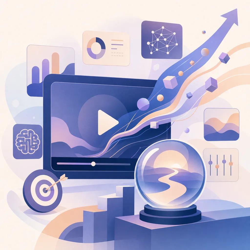 Illustration related to ai video marketing trends for 2026