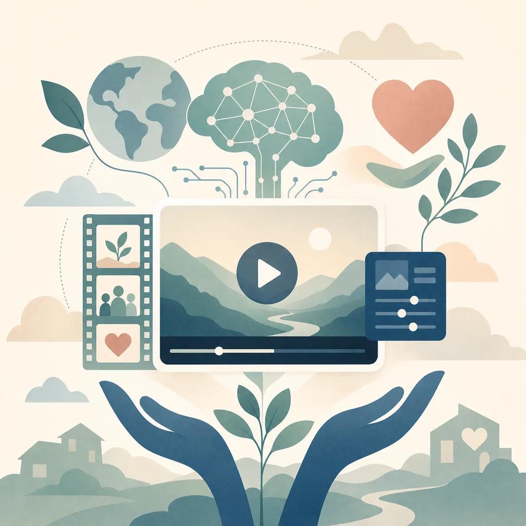 Illustration related to ai video solutions for non-profit organizations