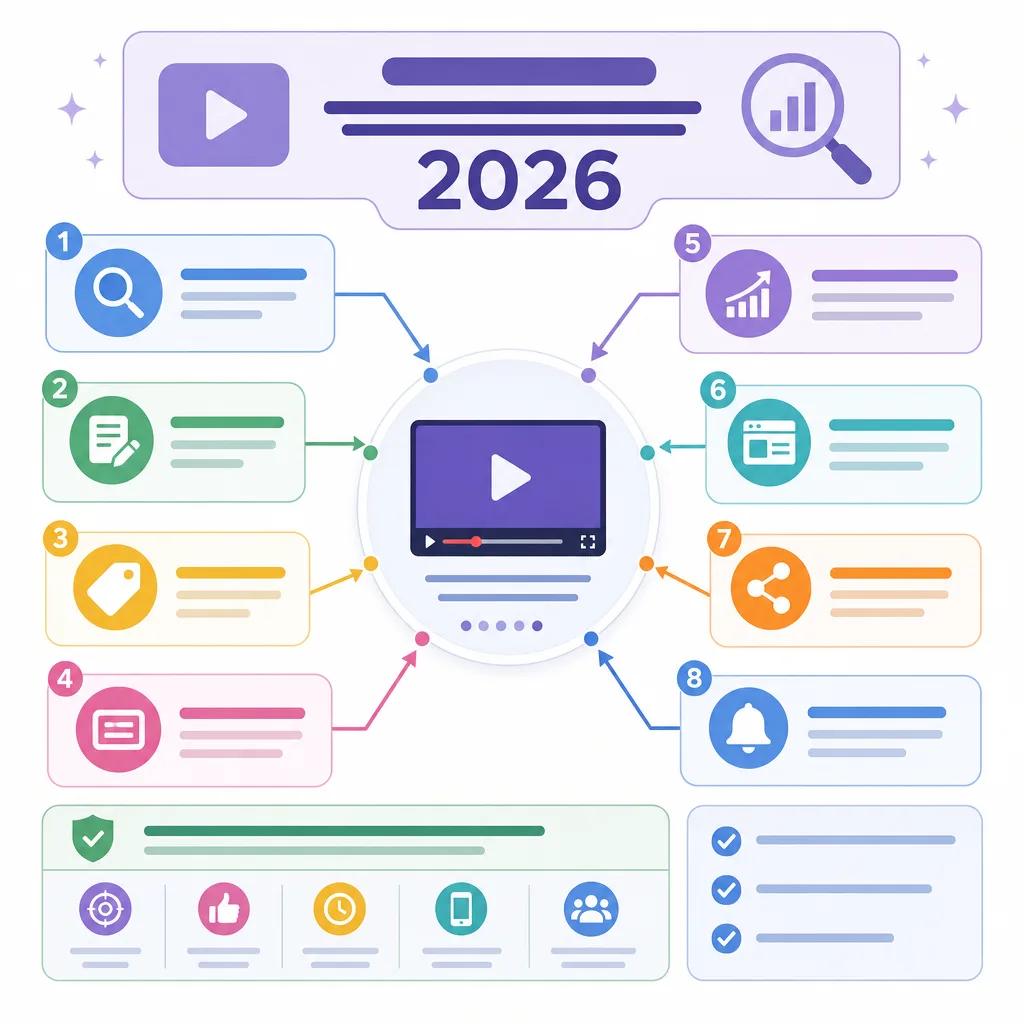 Diagram explaining best practices for video seo in 2026