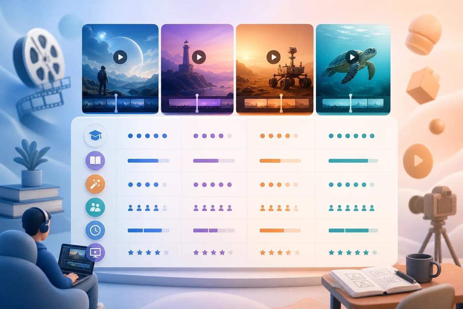 Comparison of AI Video Tools for Education in 2026