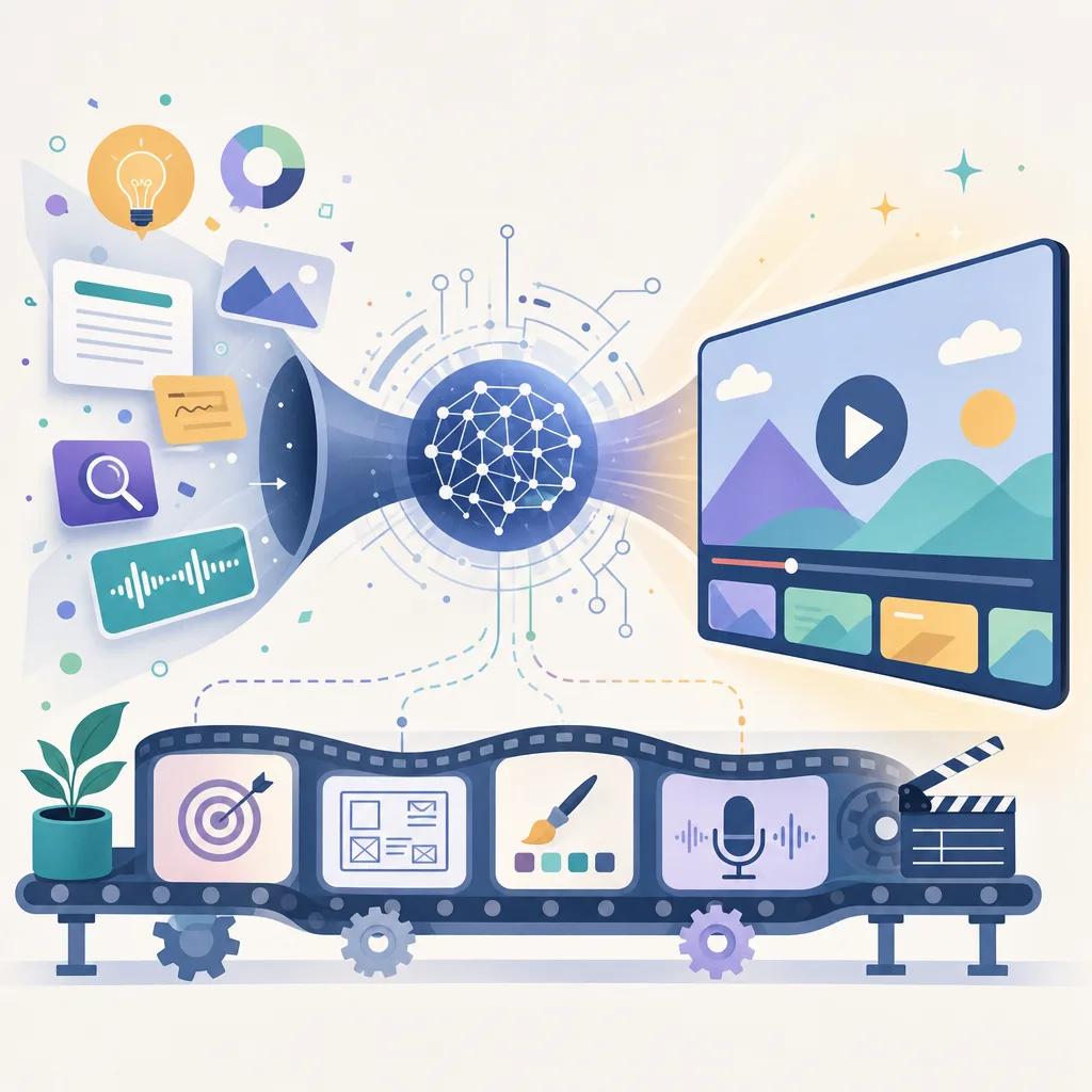 Illustration related to how to create effective ai-driven explainer videos