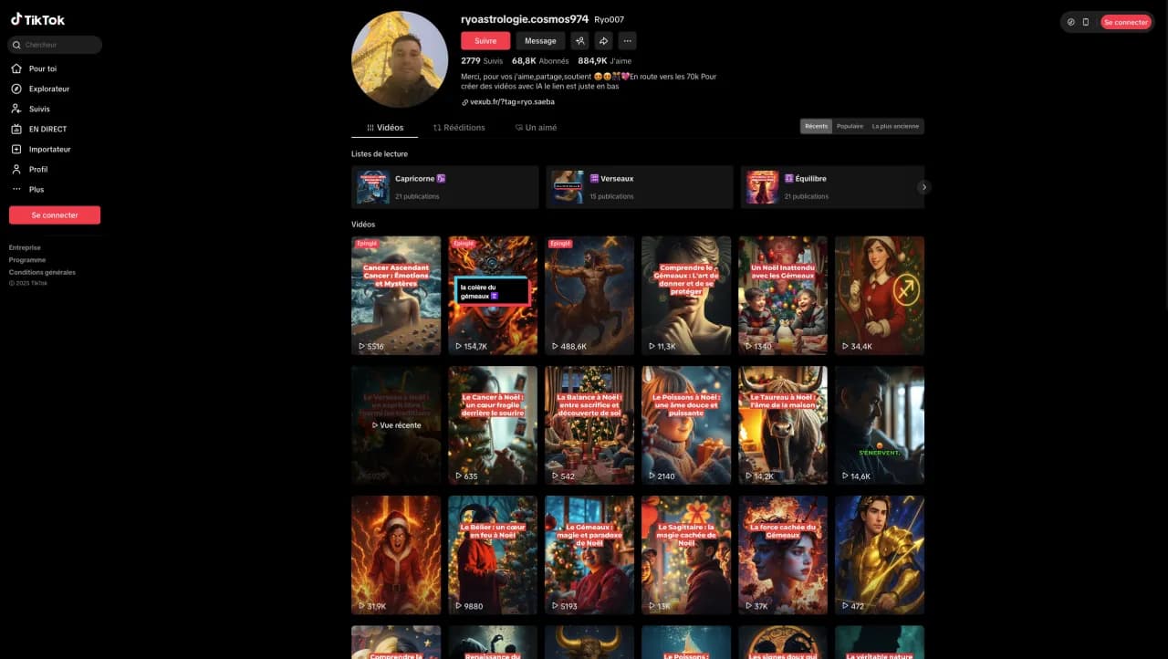 Create a TikTok Astro Account That Works Like Ryoastrologie