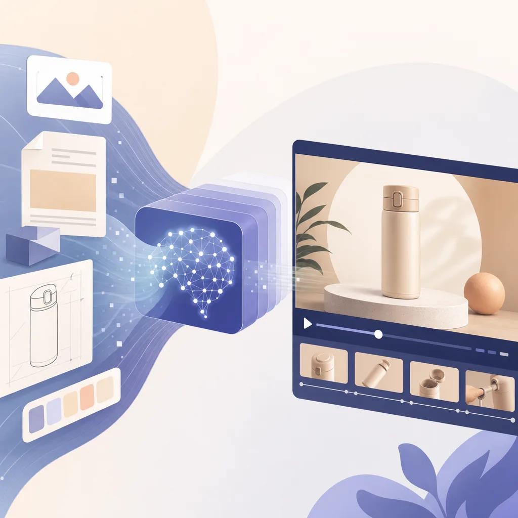Illustration related to creating product demonstrations with ai video