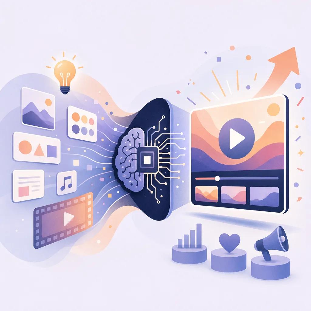 Illustration related to how to create engaging ads with ai video