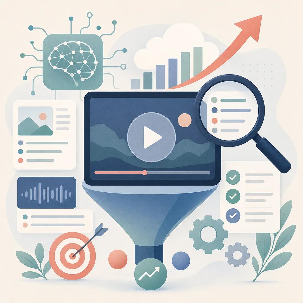 Illustration related to how to optimize ai video seo