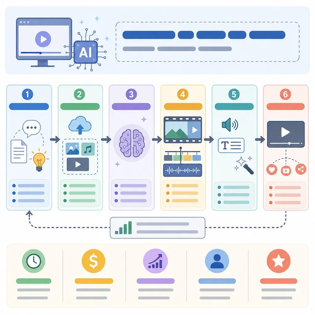 Diagram explaining understanding ai in video content creation