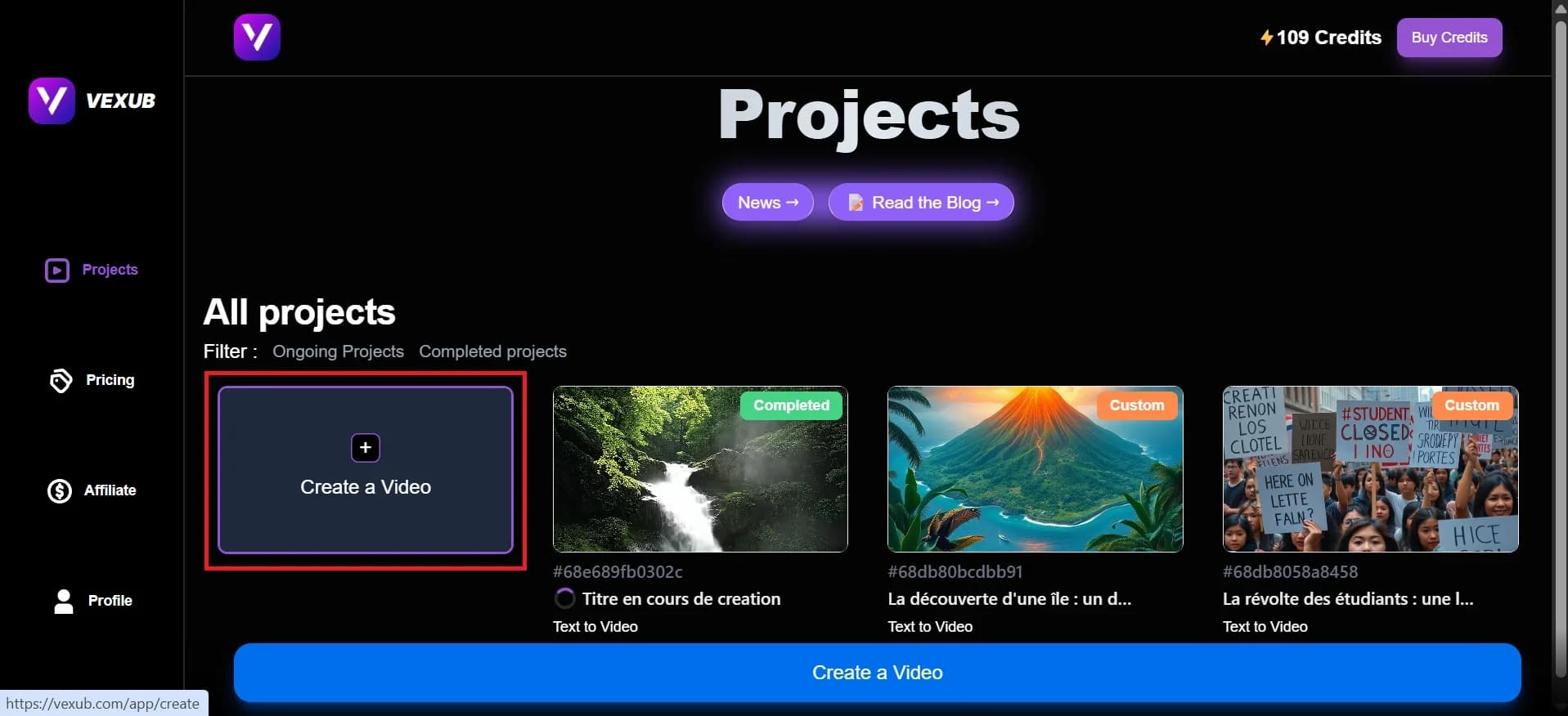 Initial setup screen for creating a custom image style.