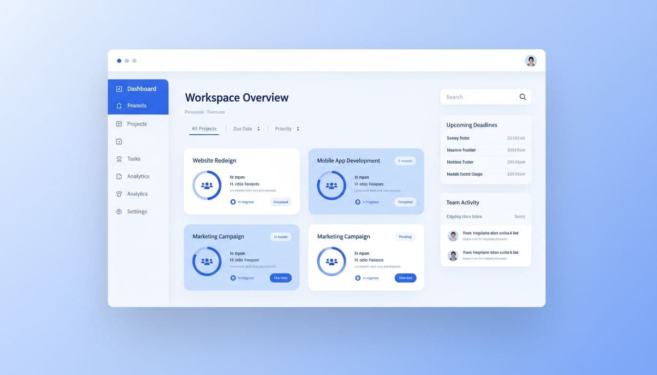 Navigate Vexub Dashboard: Projects and Workspace